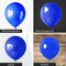 Blue Balloons 145 pcs Royal Blue Party Decorations Different Sizes of 18 12 10 5 Inch Dark Blue Balloons for Balloon Garland or Balloon Arch as Graduation Baseball Patriotic Party Decorations